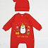 Новорічний чоловічок з шапочкою Merry Bee Пінгвін червоний 12413 - ціна