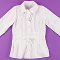 Блузка шкільна для дівчинки VVL біла 01550 - ціна