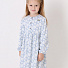 Трикотажне плаття для дівчинки Mevis Серденька блакитне 3921-02 - фото