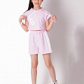Спортивний костюм для дівчинки Mevis бузковий 3612-01 - ціна