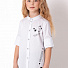 Сорочка шкільна для дівчинки Mevis біла 3814-01 - ціна