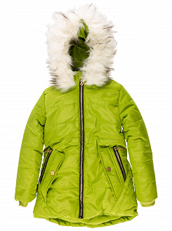 Куртка зимова для дівчинки Одягайко салатова 20172 - ціна
