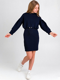 Комплект кофта і плаття для дівчинки SUZIE Анфіса синій - ціна