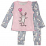 Пижама для девочки Фламинго Зайка розовая 245-222 - ціна