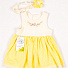 Платье+повязка для девочки HappyTOT Букетик желтое 721 - ціна