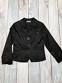 Пиджак школьный для девочки SUZIE Габби мемори-коттон чёрный ЖК-14605 
