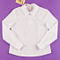 Блузка шкільна з мереживом SUZIE Емма біла СЧ-12713 - світлина