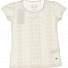 Трикотажная блузка для девочки Breeze молочная 14536 - фото