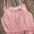Нарядне плаття для дівчинки Mevis рожеве 3207-01 - розміри