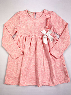 Трикотажне плаття для дівчинки Barmy персикове 0960 - ціна