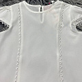 Блузка для дівчинки Mevis молочна 3729-02 - розміри