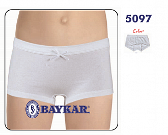 Трусики-шорти для дівчинки BAYKAR білі 5097 - ціна