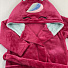 Теплий халат вельсофт для дівчинки Єдиноріжка малиновий 441-909 - картинка