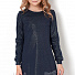 Трикотажное платье для девочки Mevis темно-синее 2875-04 - ціна
