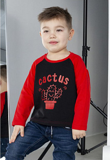 Реглан для хлопчика Kruton Cactus червоний 1 001 - розміри
