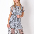 Нарядне плаття для дівчинки Mevis срібло 4046-02 - ціна