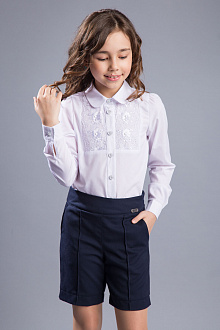 Блузка для дівчинки Brilliant Daniela біла 18103 - ціна