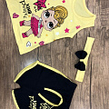 Комплект майка і шорти Perfect LOL жовтий - ціна