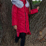 Куртка-пальто зимова для дівчинки SUZIE Береніс червона ПТ-36711 - ціна