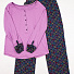 Комплект жіночий (кофта+штани) Фабрика Калейдоскоп бузковий 01307 - ціна