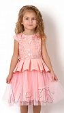 Нарядное платье для девочки Mevis розовое 2619-02
