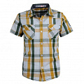 Рубашка с коротким рукавом Венгрия желтый BCS-4628 - ціна