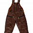 Зимовий напівкомбінезон для дівчинки Одягайко коричневий 32011 - ціна