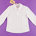 Блузка шкільна з мереживом SUZIE Емма біла СЧ-12713 - розміри