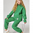 Утеплений спортивний костюм для дівчинки зелений 2708-01 - ціна