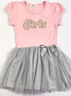 Плаття для дівчинки Breeze Girls рожеве 10766 - ціна