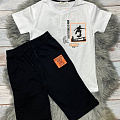 Комплект футболка і шорти для хлопчика Breeze білий 13498 - ціна