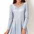 Нарядное платье для девочки-подростка Mevis серебристое 2923-04 - ціна