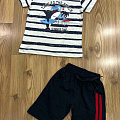 Комплект футболка і шорти для хлопчика Hoity-toity синій 0523 - ціна