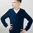 Пиджак трикотажный для мальчика SMIL темно-синий 116345 - ціна