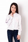 Блузка для девочки Mevis белая 3657-01