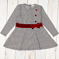 Сукня для дівчинки Breeze сіра з червоним 14885 - ціна