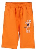 Трикотажные шорты для мальчика Breeze оранжевые 15718