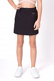 Коттоновая юбка-карго для девочки Mevis темно-серая 4957-05