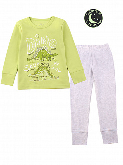 Піжама для хлопчика Фламінго Динозавр салатовий 256-236 - ціна