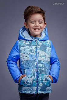 Куртка для хлопчика Zironka синя 2103-3 - ціна