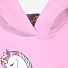 Кофта-худі для дівчинки Breeze Єдиноріг рожева 14982 - розміри