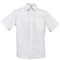 Сорочка з коротким рукавом для хлопчика Bebepa біла 1105-136 - ціна