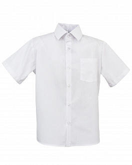 Сорочка з коротким рукавом для хлопчика Bebepa біла 1105-136 - ціна