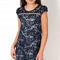 Ошатне плаття для дівчинки Mevis синє 2782-02 - ціна