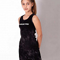 Трикотажне плаття для дівчинки Mevis Тай-дай чорне 3623-06 - ціна