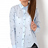 Рубашка для девочки Mevis голубая 2894-06 - ціна