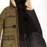 Куртка зимняя для девочки Одягайко хаки 20089 - картинка