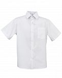 Рубашка с коротким рукавом для мальчика Bebepa белая 1105-136