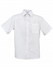Рубашка с коротким рукавом для мальчика Bebepa белая 1105-136