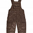 Зимовий напівкомбінезон дитячий Одягайко коричневий 3143 - ціна